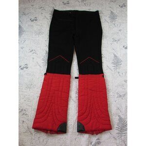 Vintage Profile Pants Mens Reg Black/Red Ski Snow pants stretch 38 Tall